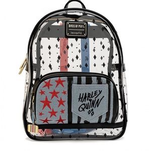 Loungefly birds of prey, Harley, Quinn, backpack